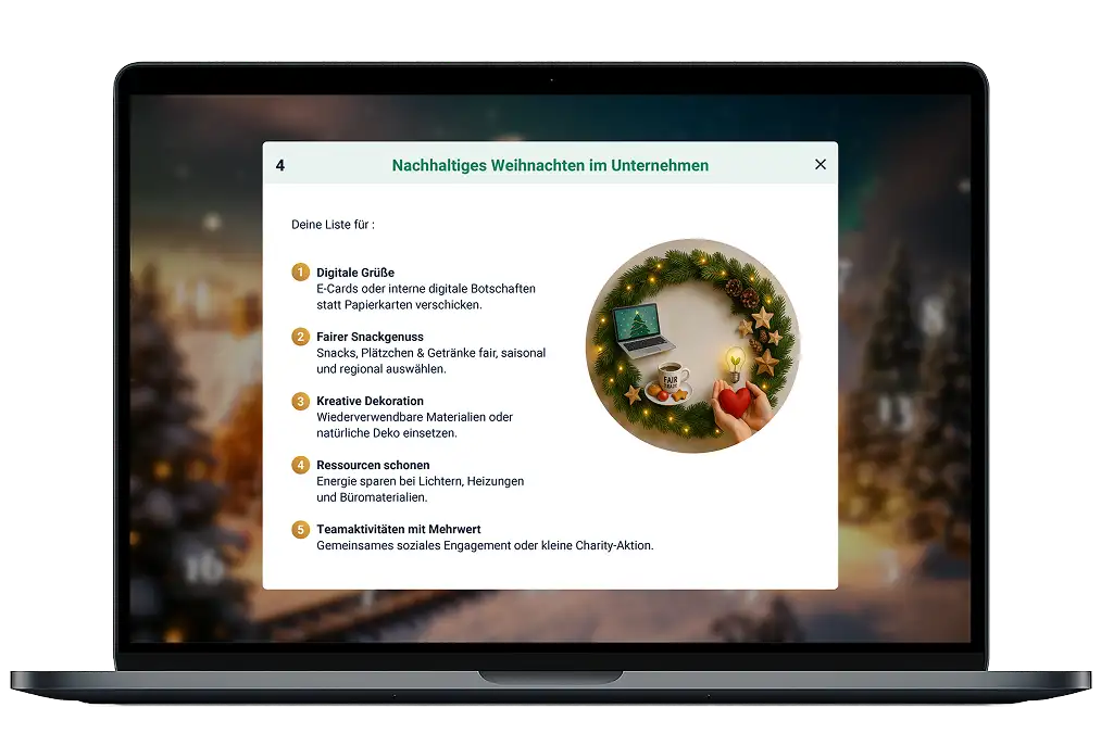 Quizaufgabe im digitalen Adventskalender von koviko